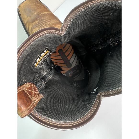 Ariat Men\'s WorkHog XT Cottonwood Soft Toe Brown Work Boot Size 10D main image 6